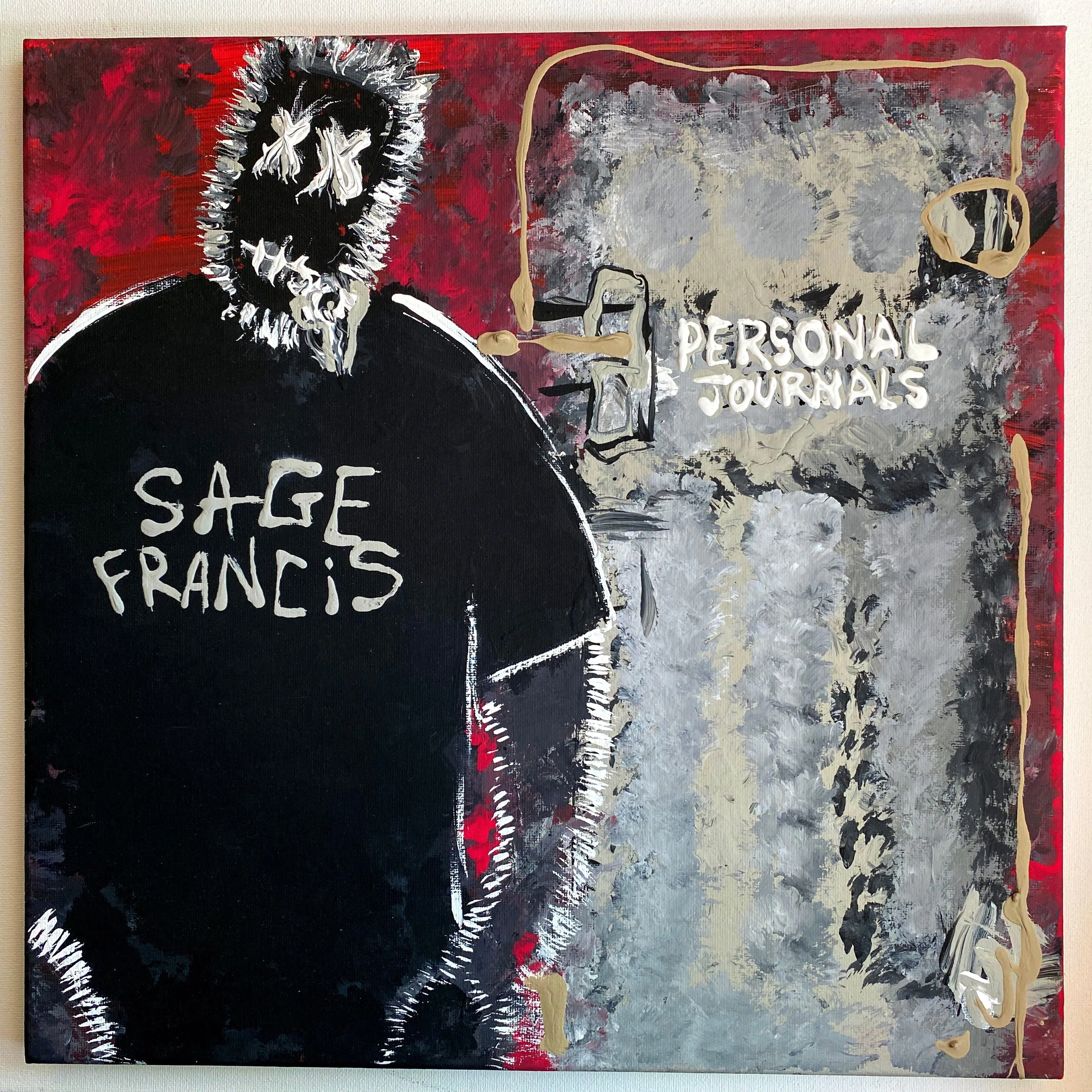 Sage Francis - Personal Journals PAINTINGS by QFetti