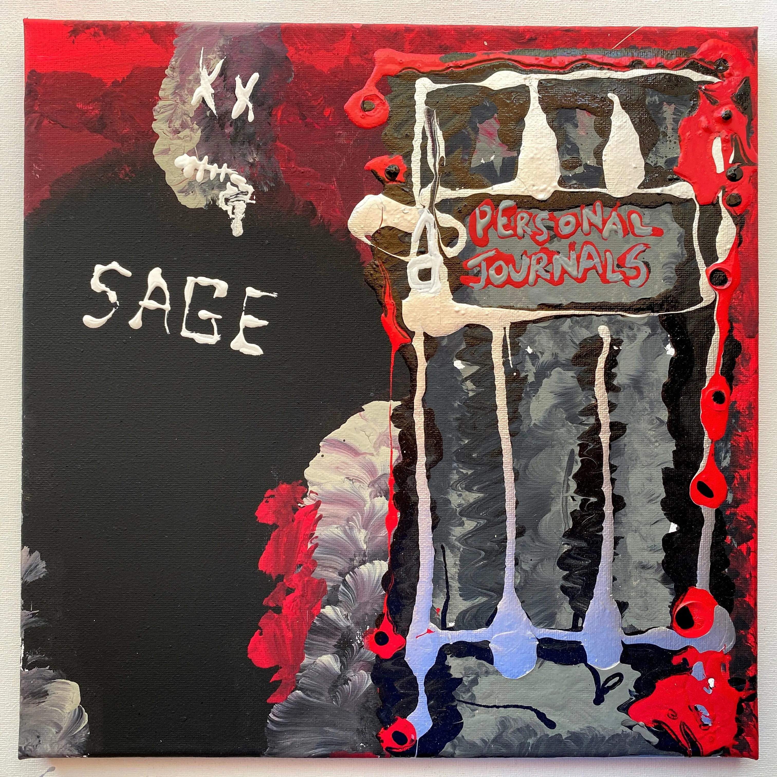 Sage Francis - Personal Journals PAINTINGS by QFetti