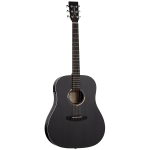 Tanglewood TWBBSDE Blackbird Sloped Shoulder Dreadnought A/E Smokestack Satin