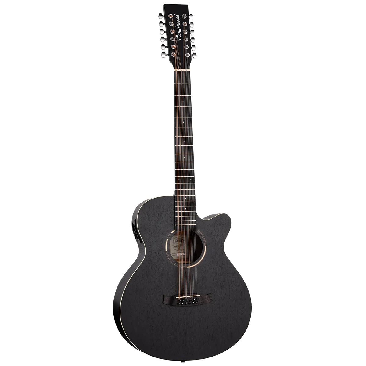 Tanglewood TWBBSFCE12 Blackbird SuperFolk 12-String C/E Smokestack Satin