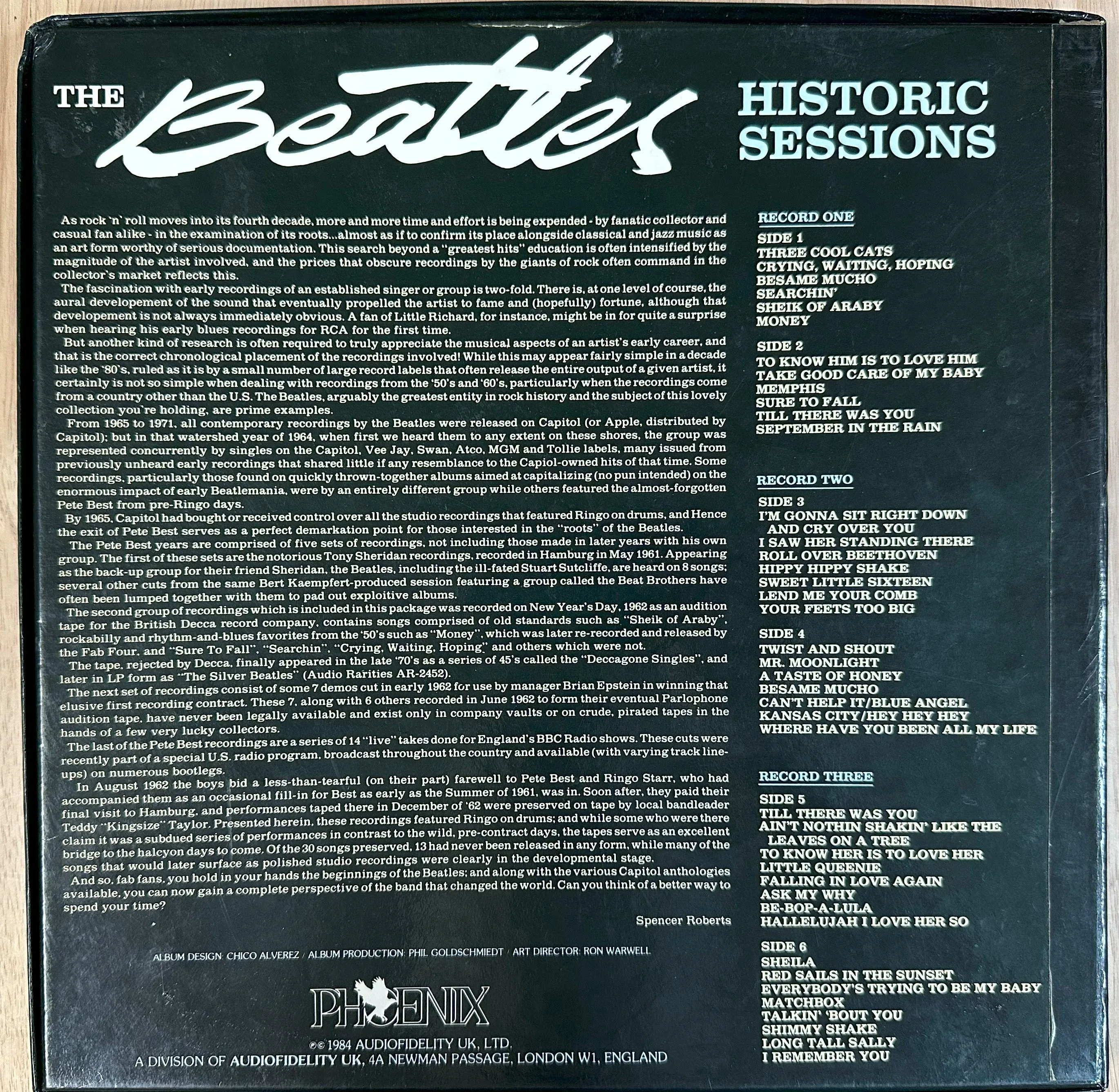 The Beatles - Historic Sessions - 3 LP Boxed Set