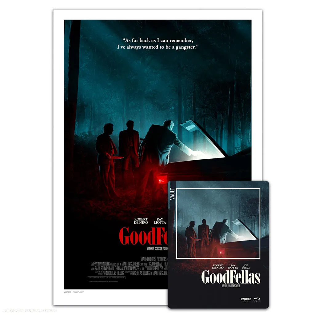 The Film Vault - Goodfellas 4K UHD Steelbook & Exclusive Poster