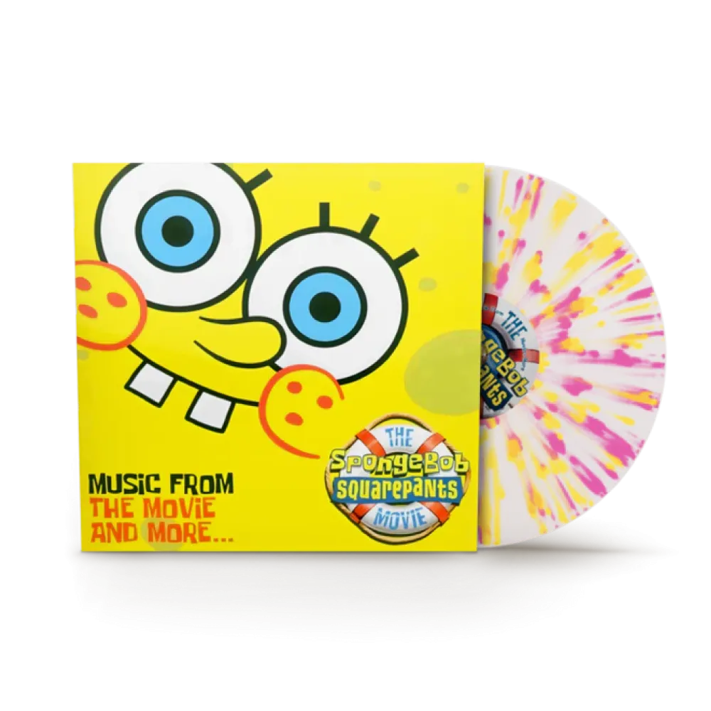 The SpongeBob SquarePants Movie / Various LP Pink & White Splatter Vinyl RSD 2024