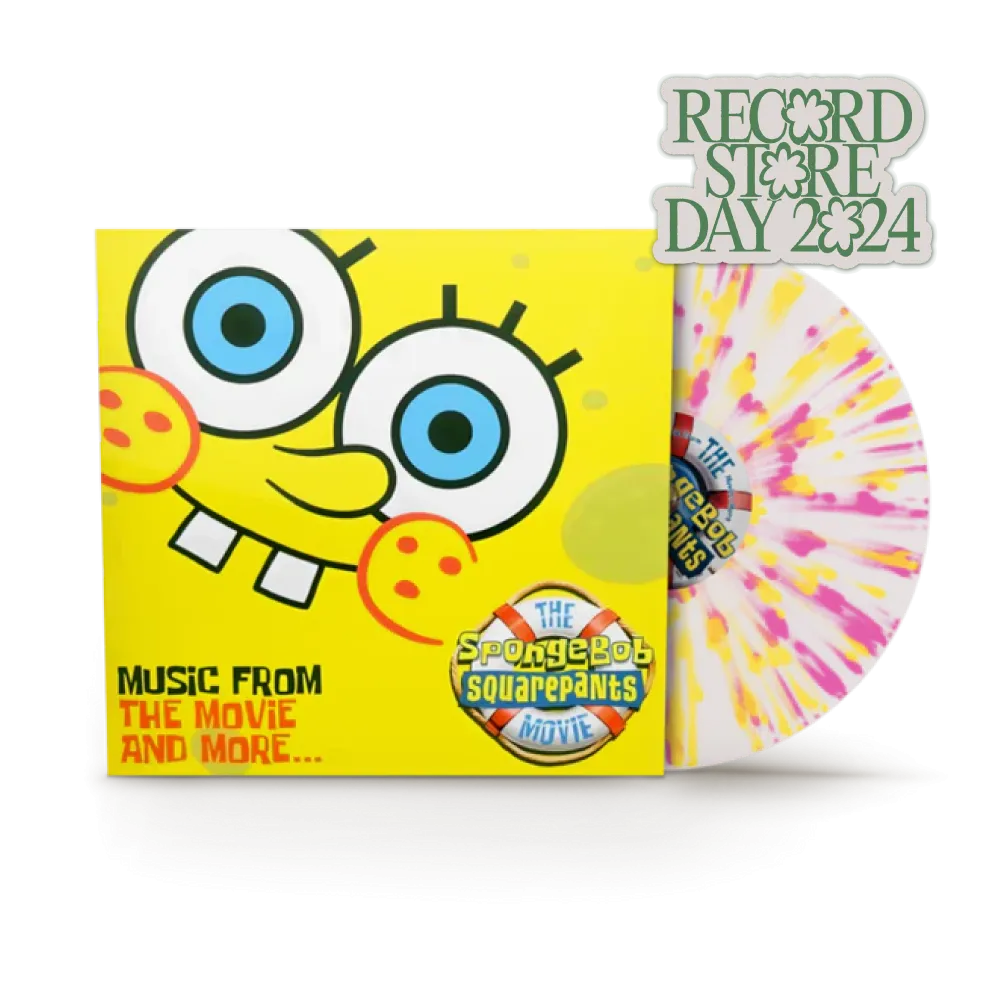 The SpongeBob SquarePants Movie / Various LP Pink & White Splatter Vinyl RSD 2024