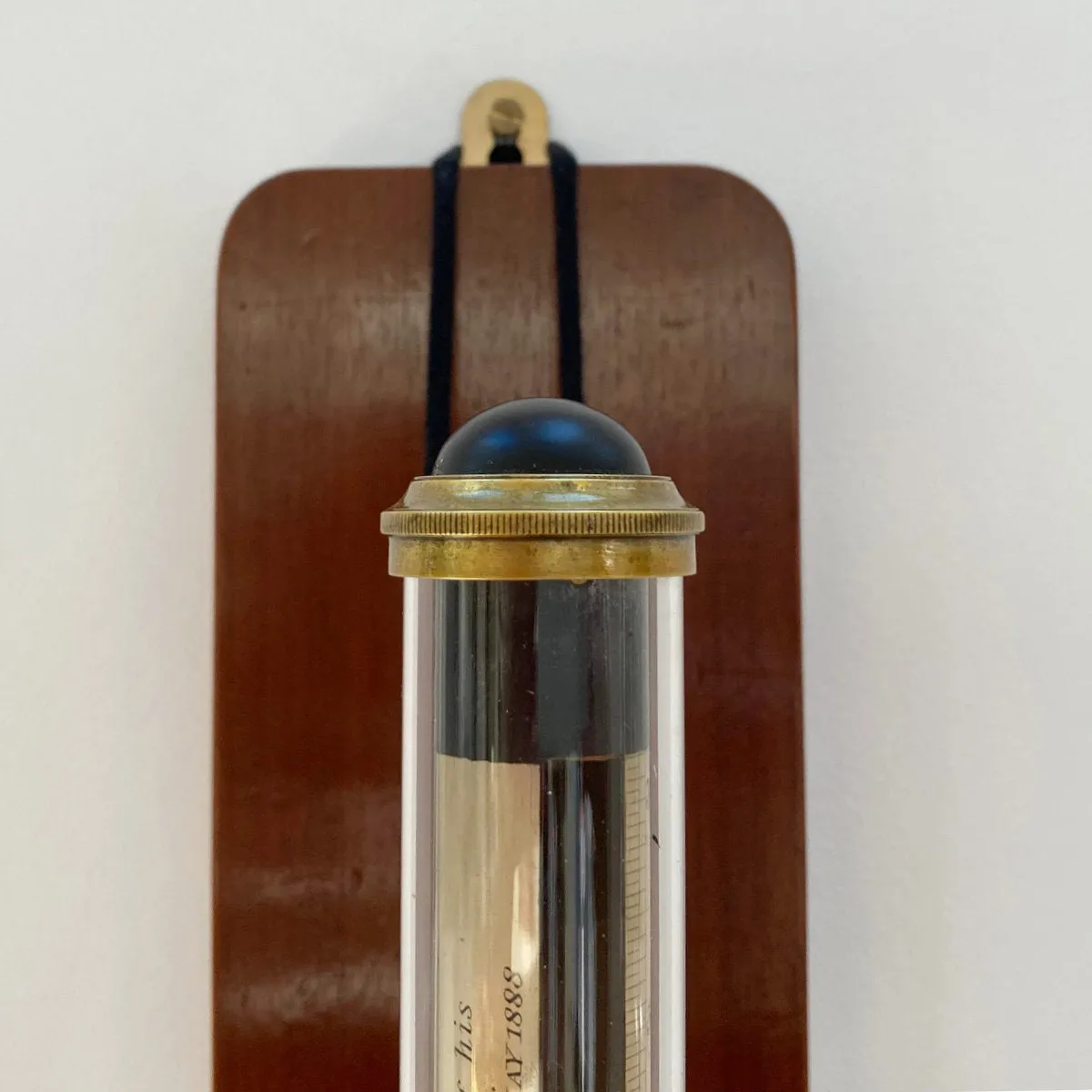 Victorian Kew Pattern Marine Barometer by Adie with Met Office Inscription