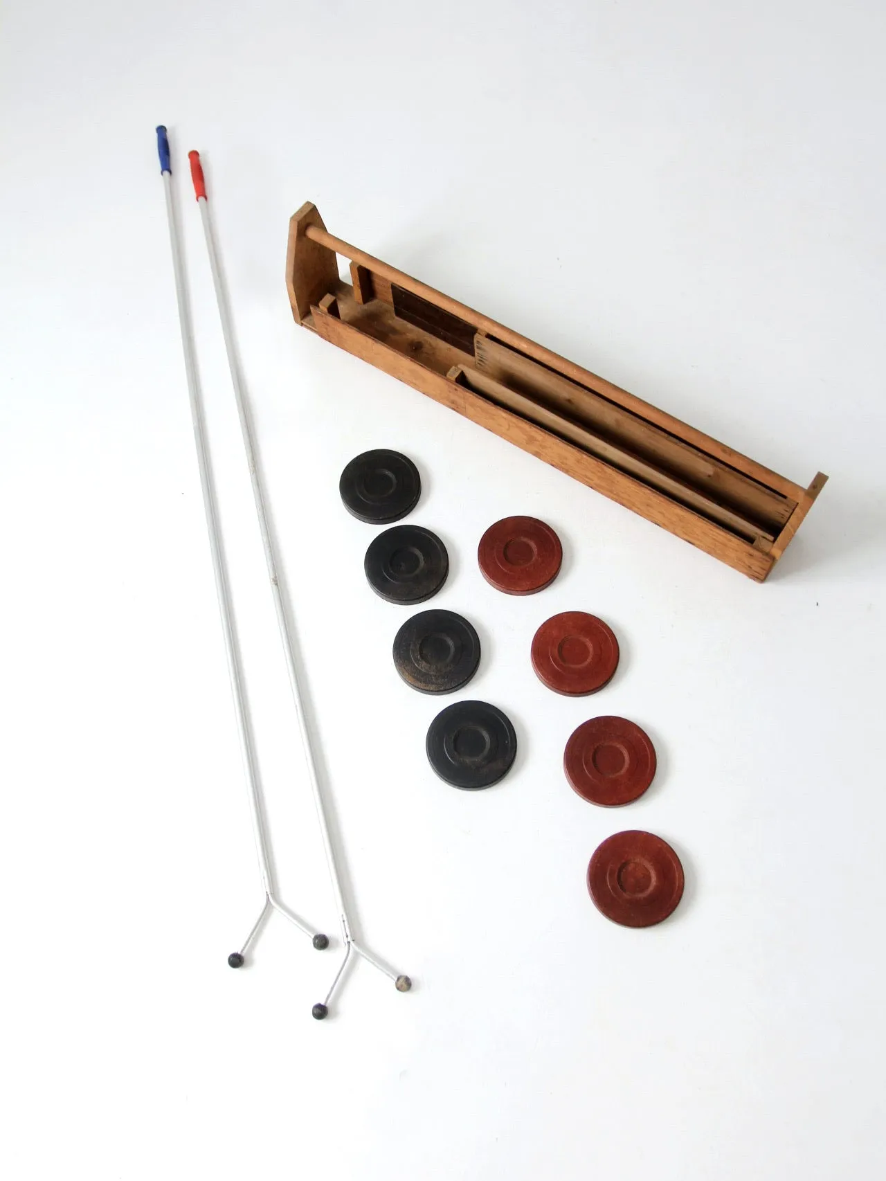 vintage shuffleboard set